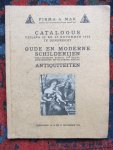  - Catalogus OUDE EN MODERNE SCHILDERIJEN - ANTIQUITEITEN 22, 23 november 1938