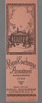 n.n - (BOEKENLEGGER / BOOKMARK) Royal Exchange Assurance incorporated 1720
