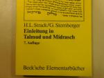 Strack H.L. / G. Stemberger - Einleitung in Talmud und Midrasch