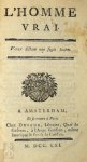 [Barthélémy-Claude Graillard de Graville] - L'homme vrai