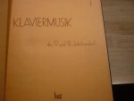 Div. Componisten - Klaviermusik des 17. und 18. Jahrhunderts; Band I (leicht), Band II (mittel), Band III (mittel bis schwer) ausgewahlt / bearbeitet von Kurt Herrmann