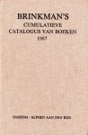  - Brinkman's cumulatieve catalogus van boeken 1987: Bibliografie