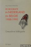 Poeze, Harry A. - De biografie in Nederland en Belgie 1988-1990