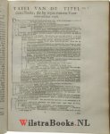 Ursinus, Zacharias - Schat-boek der verklaringen over den Nederlandschen Catechismus / uyt de Latynsche lessen van Zacharias Ursinus, opgemaakt van David Pareus, vertaelt, ende met tafelen &c. verligt, door Festus Hommius. En vervolgens overzien, en, nevens het st...