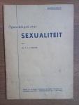 Dupuis, P.J.F., inleiding A.T.W. de Kluis - Opmerkingen over sexualiteit