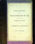 Hacke, H.C. - Eenige Opmerkingen over het Politietoezicht op Zee In verband met de Zeevisscherij-conventie van 6 Mei 1882