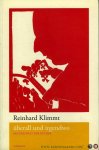 KLIMMT, Reinhard - Überall und irgendwo. Aus der Welt der Bücher. Mit 12 Holzschnitten von Uwe Bremer. KLIMMT, Reinhard - Überall und irgendwo. Aus der Welt der Bücher. Mit 12 Holzschnitten von Uwe Bremer.