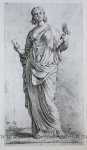 Perrier, François (1594-1649) - [Antique print, etching/ets, Rome] Ceres Borghese ['Segmenta nobilium signorum et statuarum.'], published 1638.