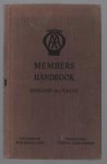 Automobile Association (Great Britain) - The Automobile Association handbook : England & Wales.