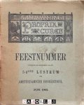  - Propria Cures. FEESTNUMMER uitgegeven t.g.v. 54ste lustrum der Amsterdamsche Hoogeschool