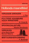 Hollands Maandblad 1976, nr. 342 - J. Pen, W. Drees sr., P. Bordewijk, Anne Marie Baart, Wouter Noordewier, Bernard Sijtsma - Hollands Maandblad, zeventiende jaargang, nr. 342, mei 1976