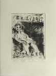 Beus, Jan de. - Exlibris voor G. v.d. Zee.