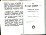 Nederlands bijbelgenootschap - Nieuwe Testament van Onze Heer en Heiland Jezus christus  .. met hulp voor levens problemen