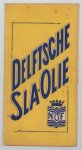 T. van Mierop Mulder - Delftsche Slaolie. Voor bakken en braden. Voor sla en Mayonaise
