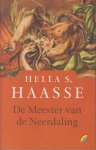 Haasse ( = H.S. van Leleyveld-Haasse (Batavia 2 February 1918 - Amsterdam 29 September 2011), Hélène - De meester van de neerdaling - Bevat: De duvel en zijn moer en De kooi : Een vrouw komt in haar pogingen om haar broer en later een neefje voor de ondergang te behoeden in contact met een man die zij beschouwt als de verpersoonlijking van het kwaad. Haasse ( = H.S. van Leleyveld-Haasse (Batavia 2 February 1918 - Amsterdam 29 September 2011), Hélène - De meester van de neerdaling - Bevat: De duvel en zijn moer en De kooi : Een vrouw komt in haar pogingen om haar broer en later een neefje voor de ondergang te behoeden in contact met een man die zij beschouwt als de verpersoonlijking van het kwaad.
