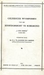Janssen de Limpens, K.J.Th. uitg - Geldersche wyssenissen van het hoofdgerecht te Roermond ''t nye boeck' (1459-1487)
