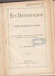 Hasebroek, J.P. - Een dichter-album van voor honderd jaren. De gedachtenis aan Bellamy en zijne kunstvrienden nog eens vernieuwd