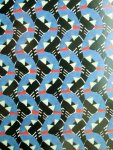 Arlene Raven (intr.) - Giftwraps by Artists:  Vienna Style, Wiener Werkstätte, Austrian post-Jugendstil, with 16 full-color, tear-out sheets (= complete set).