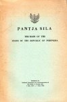 National committee for commemoration of the birth of Pantja Sila, 1 June 1945- 1 June 1964. - Pantja Sila : the basis of the state of the Republic of Indonesia.