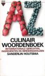 Houtsma, Sanderijn - Culinair woordenboek