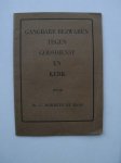 HORREUS DE HAAS, G., - Gangbare bezwaren tegen godsdienst en kerk.