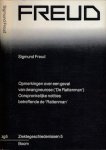 Freud, Sigmund - Ziektegeschiedenissen 5: Opmerkingen over een geval van dwangneurose [De Rattenman]. Oorspronkelijke notities betreffende de 'Rattenman'.