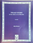Albert Brussee 108481 - Twaalf etudes op een thema van  J. Mulders for piano
