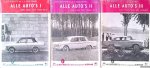 Kruyff, J. de & J.J. Goezinne - Alle auto's I, II & III (3 delen)