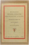 Jan H. Eekhout A.J.D. Van Oosten - Moderne Nederlandsche Religieuze Lyriek