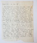  - [Manuscript 1857] Brief van H.J. Haverman (1857-1928) aan 'Waarde Mees' (= J. de Meester), d.d. 20-2-1927. Manuscript, 2 pag.