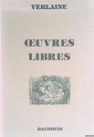 Verlaine, Paul - Oeuvres érotiques