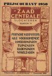  - Prijscourant Zaadcentrale Slochteren - 1950