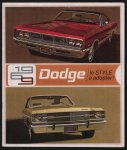 -- Autofolder --- - 1969 Dodge / le style a adopter