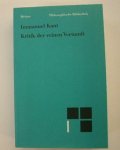 KANT, IMMANUEL - JENS TIMMERMANN (HG.); HEINER KLEMME (BIBLIOGRAFIE) - Kritik der reinen Vernunft. Nach der ersten und zweiten Originalausgabe herausgegeben.