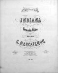 Marcailhou, Gatien: - Indiana. Grande valse pour piano Marcailhou, Gatien: - Indiana. Grande valse pour piano
