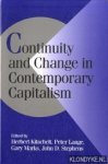 Kitschelt, Herbert & Lange, Peter - Continuity and Change in Contemporary Capitalism Kitschelt, Herbert & Lange, Peter - Continuity and Change in Contemporary Capitalism