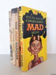 Feldstein, Albert B. (editor) - 4x Mad: 1) It's a World, World, World, World Mad; 2) We're still using that Greasy Mad Stuff; 3) The Mad Sampler; 4) Raving Mad Feldstein, Albert B. (editor) - 4x Mad: 1) It's a World, World, World, World Mad; 2) We're still using that Greasy Mad Stuff; 3) The Mad Sampler; 4) Raving Mad