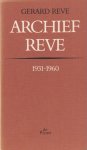Reve, Gerard - Archief Reve 1931-1960