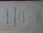 (Schimsheimer, J.F.) - DE REGTVAARDIGEN EN DE ONREGTVAARDIGEN geschetst door de Schrift