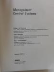 Anthony Robert N. - John Dearden - Vijay Govindarajan - Management Control Systems