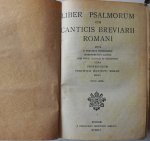  - Liber Psalmorum cum Canticis Breviarii Romani nova e textibus primigenis  interpretatio latina cum notis criticis et exegeticis cura professorum pontificii instituti biblici