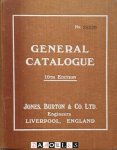  - General Catalogue 10th Edition Jones, Burton & Co. Engineers