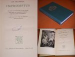 Berkel, Cor van. - Impromptus. Tragiek en Romantiek in het Leven van veertien markante Figuren uit de Muziekgeschiedenis.
