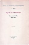 SIMON, A. - Aspects de l'unionisme. Documents inédits 1830-1857.