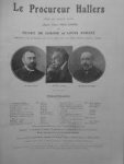 adapteé apres Paul Lindau - Le Procureur Hallers    Collectiv Revue Hebdomadaire -  La Petite Illustration - ROMAN THEATRE - N° 46 - 17 JANVIER 1914