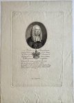 Kobell, Jan. - Original print, before 1833 I Stippelgravure en ets, Portret van Matheus Straalman, burgemeester der stad Amsterdam, door Jan Kobell ca 1833.