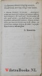 Ridderus, Franciscus - Historisch sterf-huys, (Troost voor Siecken) ofte T'samenspraeck uyt heylige, kerckelijcke en wereldtsche historien, over allerley voorval ontrent siecke en stervende / Franciscus Ridderus
