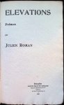 Julien Roman - Elevations Poèmes par Julien Roman