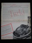 Folder - Kalkoen het hele jaar door! & Recept voor de bereiding van kalkoen