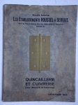 N.n.. - Société Anonyme Les Etablissements Roussel & Servais. Quincaillerie et Cuivrerie pour meuble et bâtiment. Catalogue 1937.